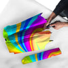 Psychedelic Rainbow Torus Print Umbrella-grizzshop