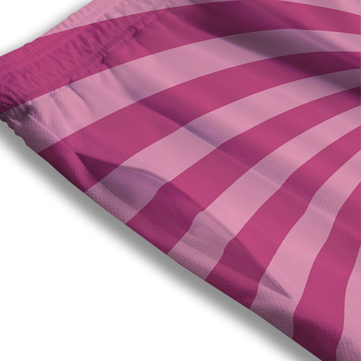 Psychedelic Swirl Pink Print Mesh Shorts