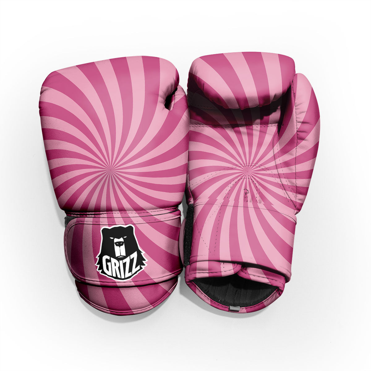Psychedelic Swirl Pink Print Pro Boxing Glove