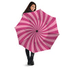 Psychedelic Swirl Pink Print Umbrella-grizzshop