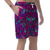 Psychedelic Trippy Doodle Men's Shorts-grizzshop