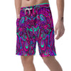 Psychedelic Trippy Doodle Men's Shorts-grizzshop