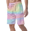 Psychedelic Trippy Holographic Men's Shorts-grizzshop