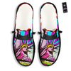 Psychedelic USA Statue of Liberty Independence Day Print Black Loafers-grizzshop