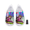 Psychedelic USA Statue of Liberty Independence Day Print Nurse Shoes-grizzshop