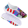 Psychedelic USA Statue of Liberty Independence Day Print Nurse Shoes-grizzshop