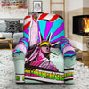 Psychedelic USA Statue of Liberty Independence Day Print Recliner Slipcover-grizzshop