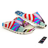 Psychedelic USA Statue of Liberty Independence Day Print Sandals-grizzshop