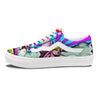 Psychedelic USA Statue of Liberty Independence Day Print Skate Shoes-grizzshop