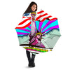 Psychedelic USA Statue of Liberty Independence Day Print Umbrella-grizzshop