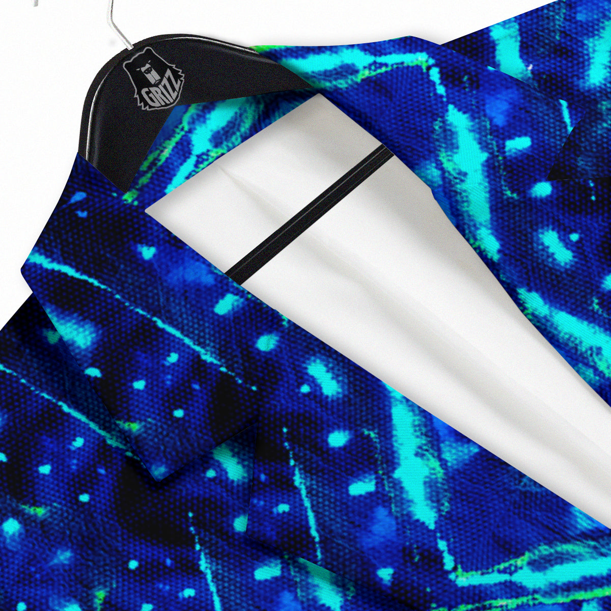 Psychedelic Watercolor Print Pattern Men's Sport Coat-grizzshop