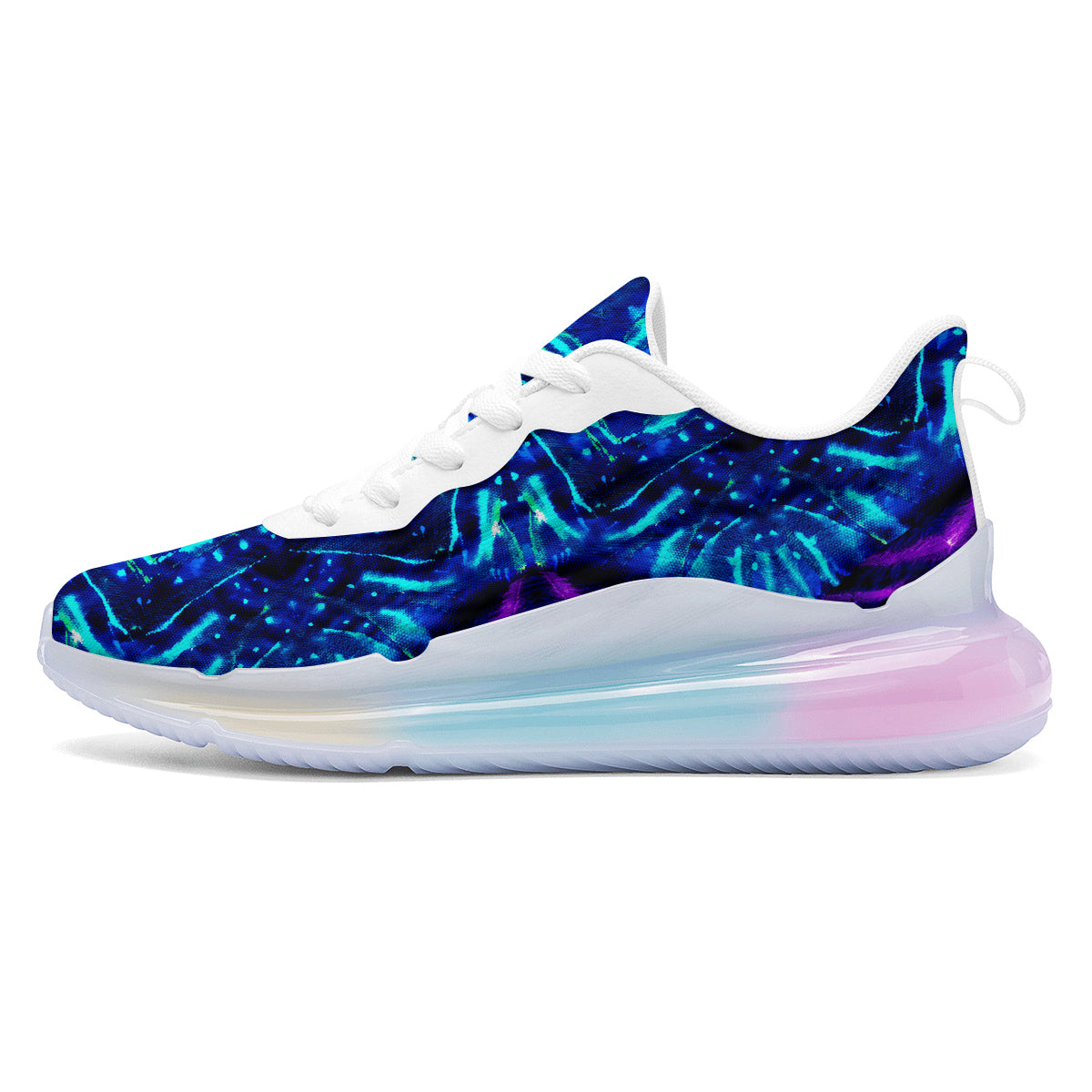 Psychedelic Watercolor Print Pattern Running Sneakers-grizzshop