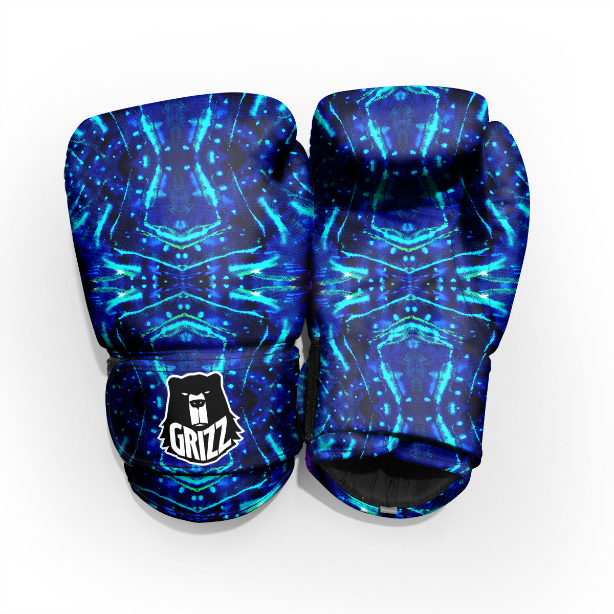 Psychedelic Watercolor Print Pattern Pro Boxing Glove
