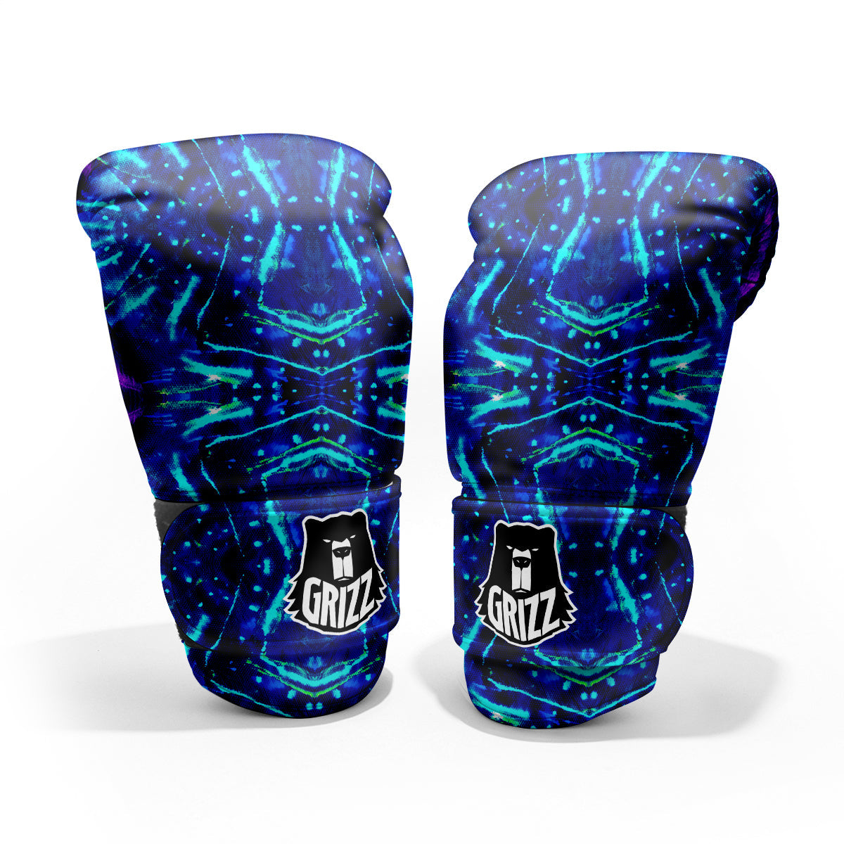 Psychedelic Watercolor Print Pattern Pro Boxing Glove