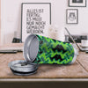 Psychedelic Wave Liquid Green Print Tumbler-grizzshop