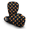 Pudding Orange Print Pattern Boxing Gloves-grizzshop