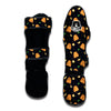 Pudding Orange Print Pattern Muay Thai Shin Guards-grizzshop