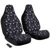 Pug And Astronaut In The Space Print Pattern Car Seat Covers-grizzshop