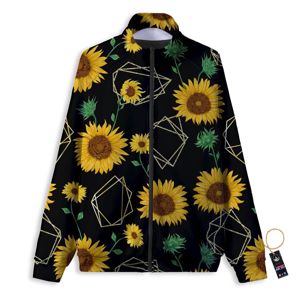 Pug Red Glasses Print Pattern Track Jacket-grizzshop