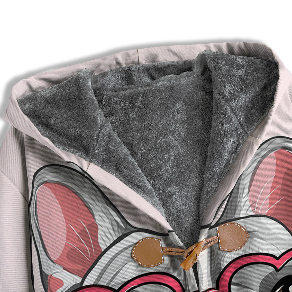 Pug With Glasses Cute Print Cute Men's Windbreaker Jacket-grizzshop