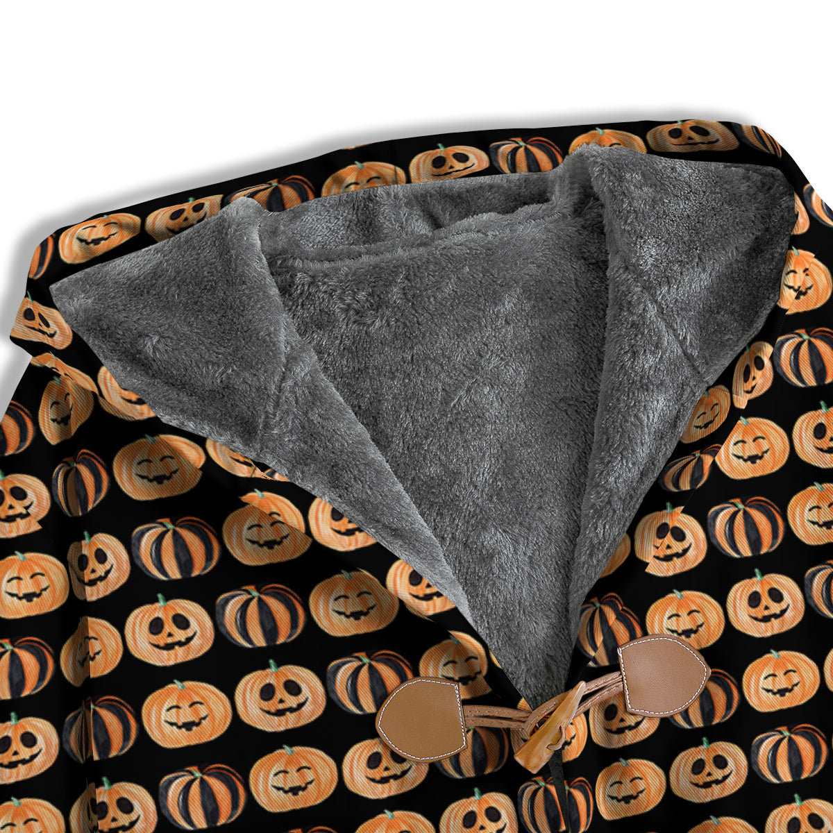 Pumpkin Cute Print Pattern Men's Windbreaker Jacket-grizzshop