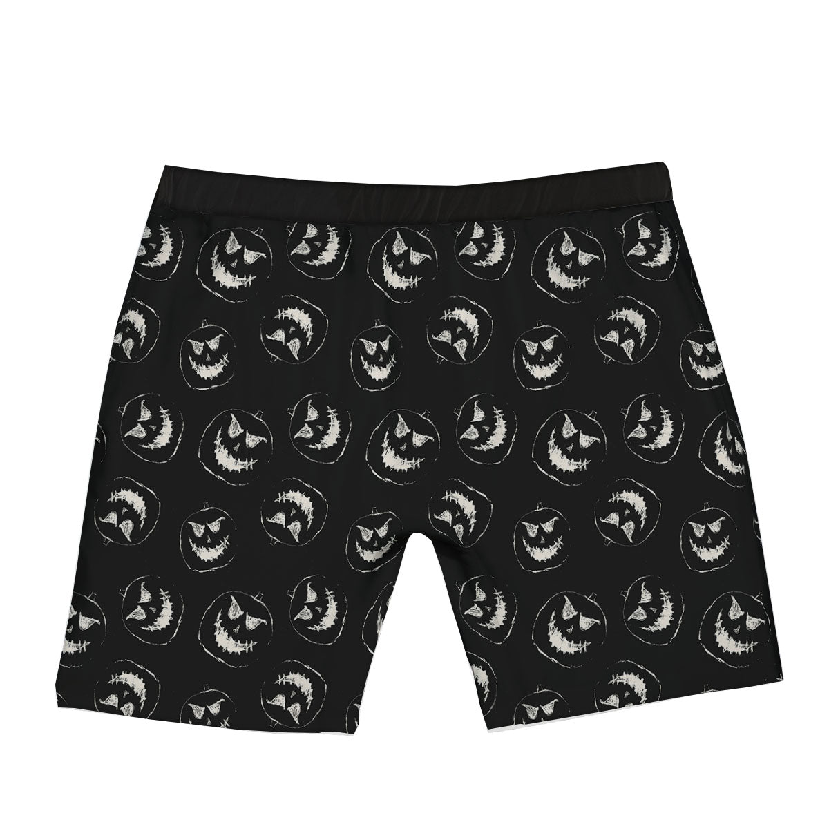 Pumpkin Faces Halloween Print Pattern Boxer Briefs-grizzshop