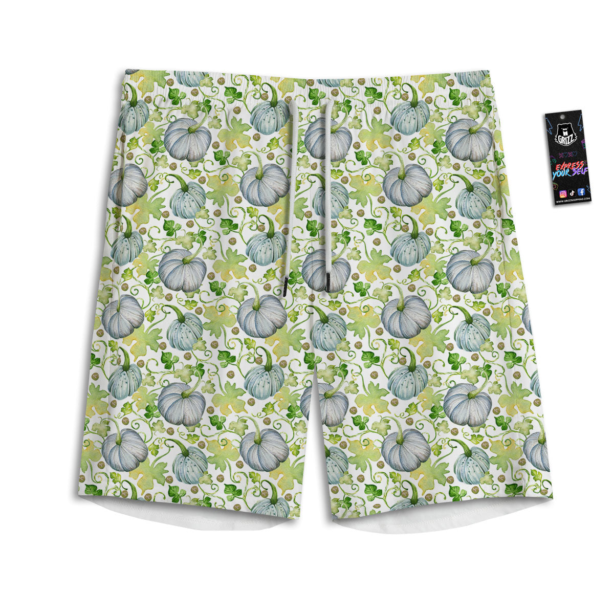 Religious Jesus Words Print Men's Athletic Shorts