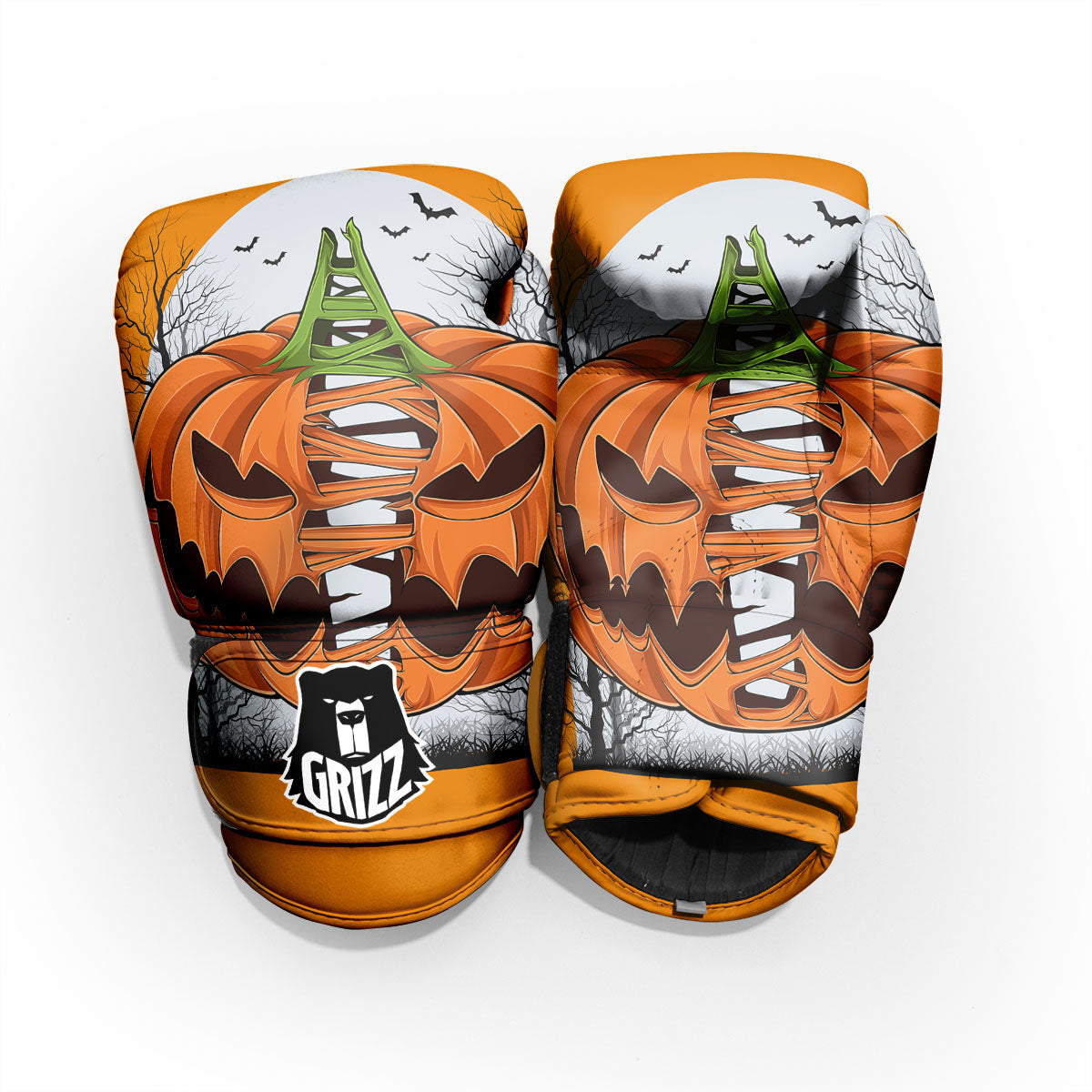 Pumpkin Halloween Character Print Pro Boxing Glove