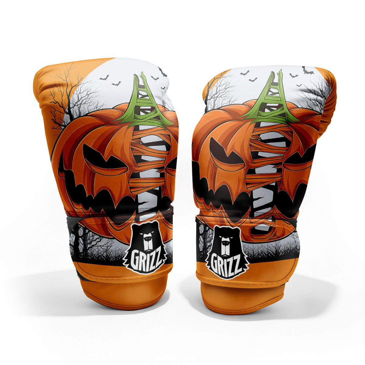 Pumpkin Halloween Character Print Pro Boxing Glove