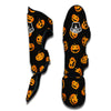 Pumpkin Halloween Pattern Print Muay Thai Shin Guards-grizzshop