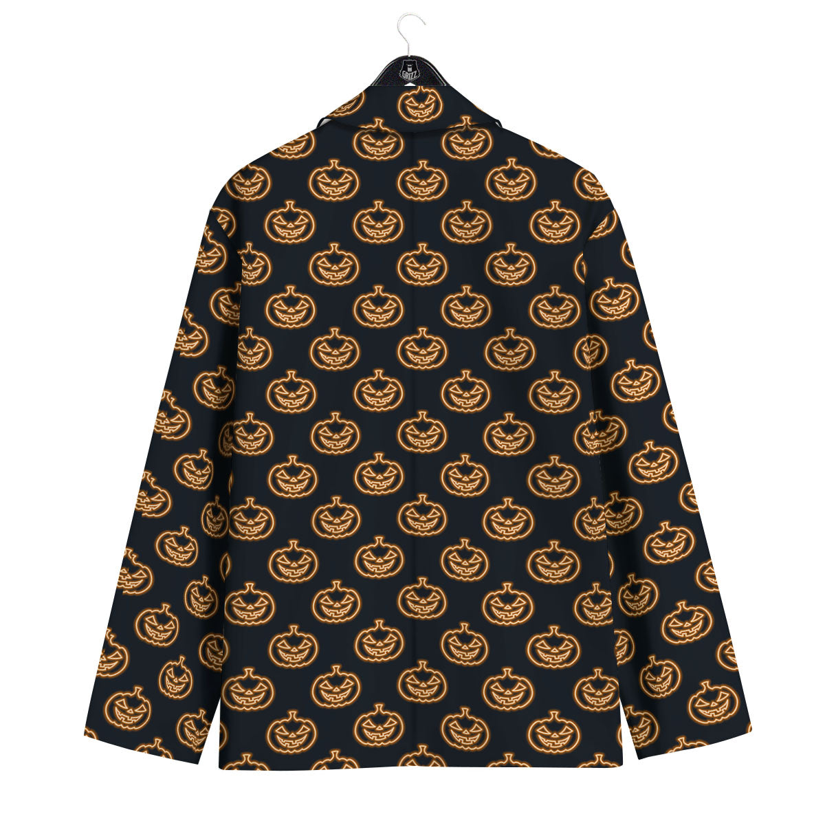 Pumpkin Halloween Print Pattern Men's Sport Coat-grizzshop