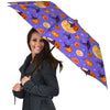 Pumpkin Halloween Purple Print Pattern Umbrella-grizzshop