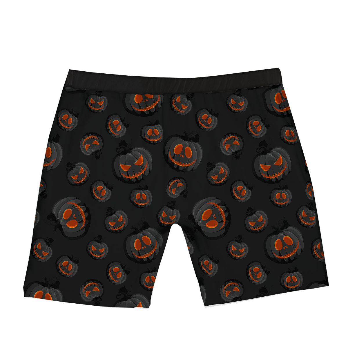 Pumpkin Jack O' Lantern Halloween Print Boxer Briefs-grizzshop