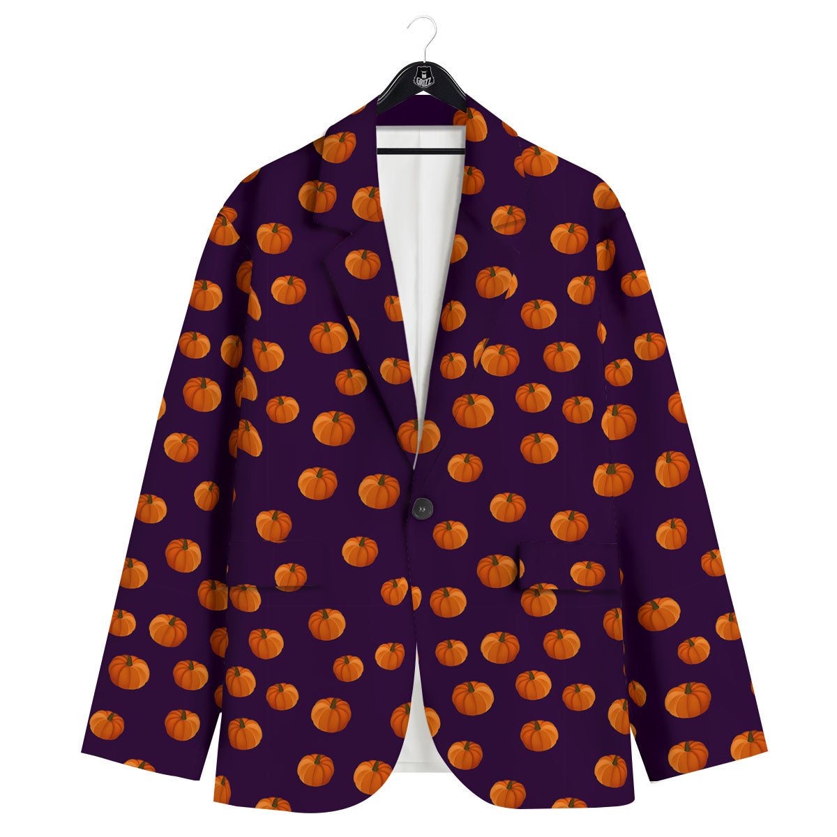 Pumpkin Little Print Pattern Men's Sport Coat-grizzshop