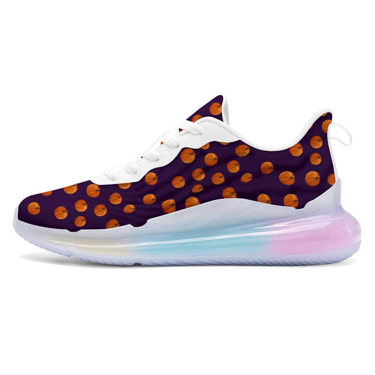 Pumpkin Little Print Pattern Running Sneakers-grizzshop