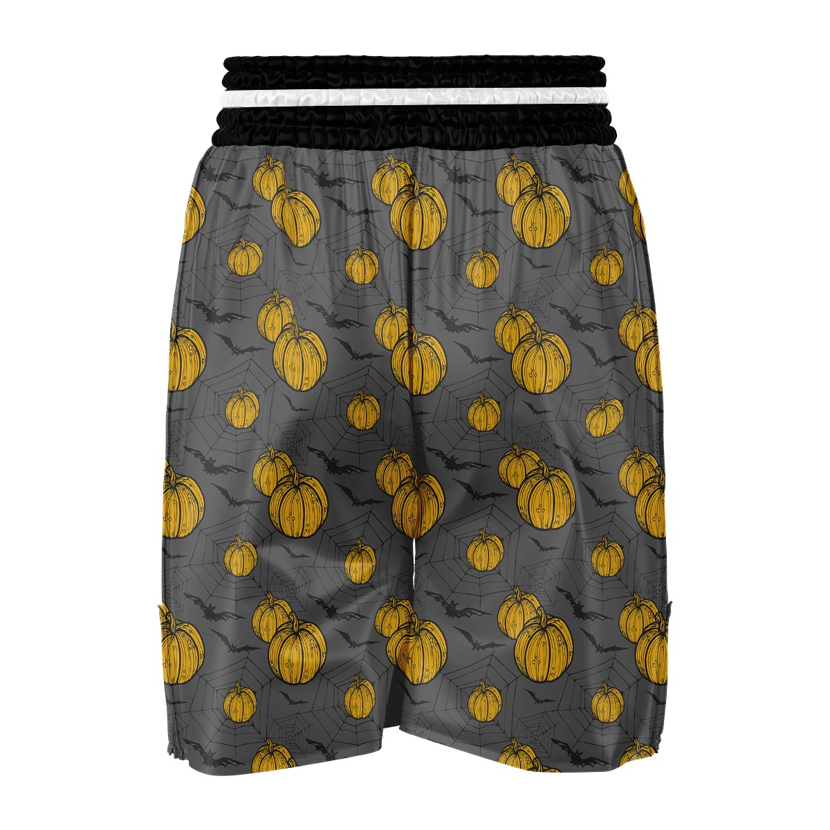 Pumpkin Pattern Print Boxing Shorts-grizzshop