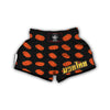 Pumpkin Print Pattern Muay Thai Boxing Shorts-grizzshop