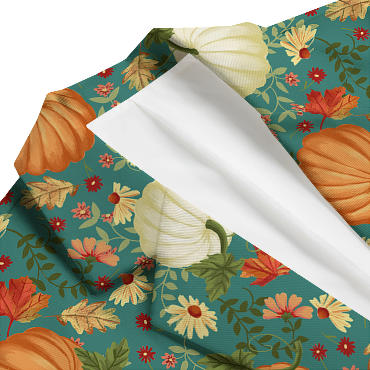 Pumpkin Vintage Print Pattern Men's Blazer-grizzshop