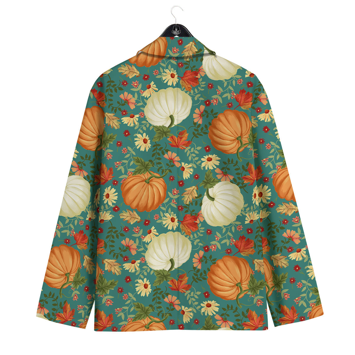 Pumpkin Vintage Print Pattern Men's Sport Coat-grizzshop