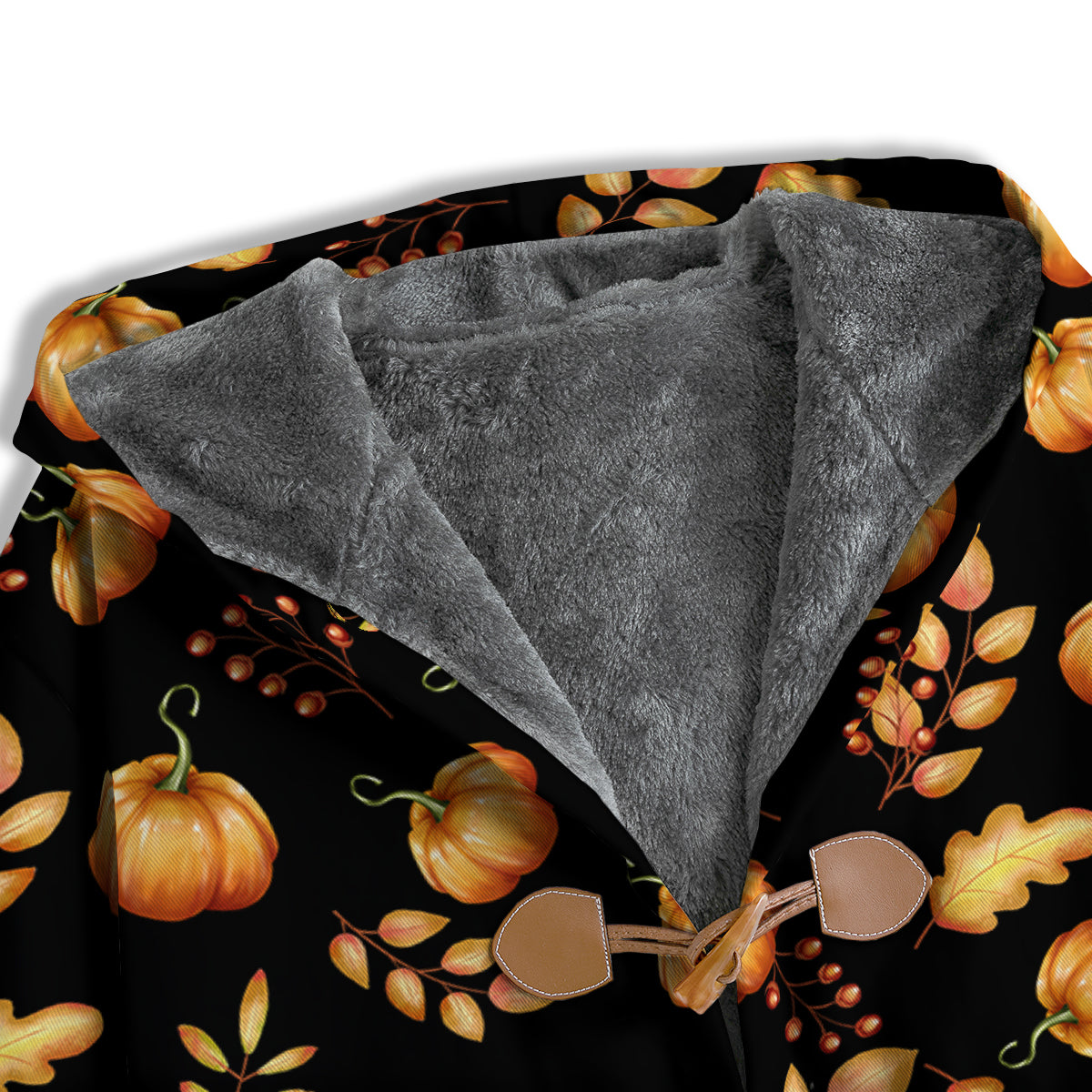 Pumpkin Watercolor Print Pattern Men's Windbreaker Jacket-grizzshop
