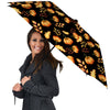 Pumpkin Watercolor Print Pattern Umbrella-grizzshop