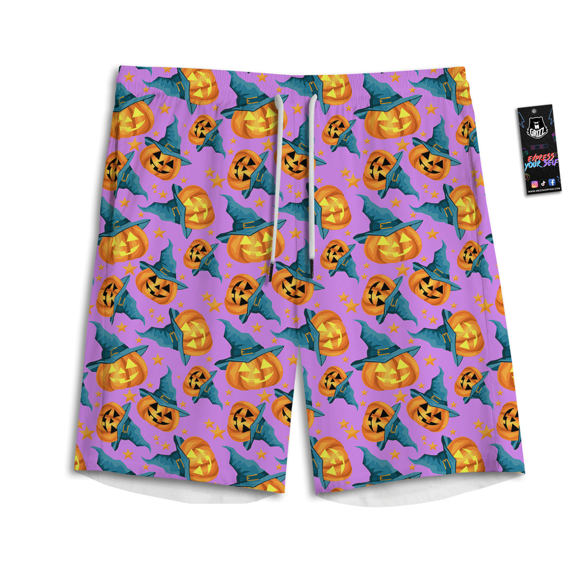 Rolls And Japanese Sushi Print Pattern Men's Athletic Shorts