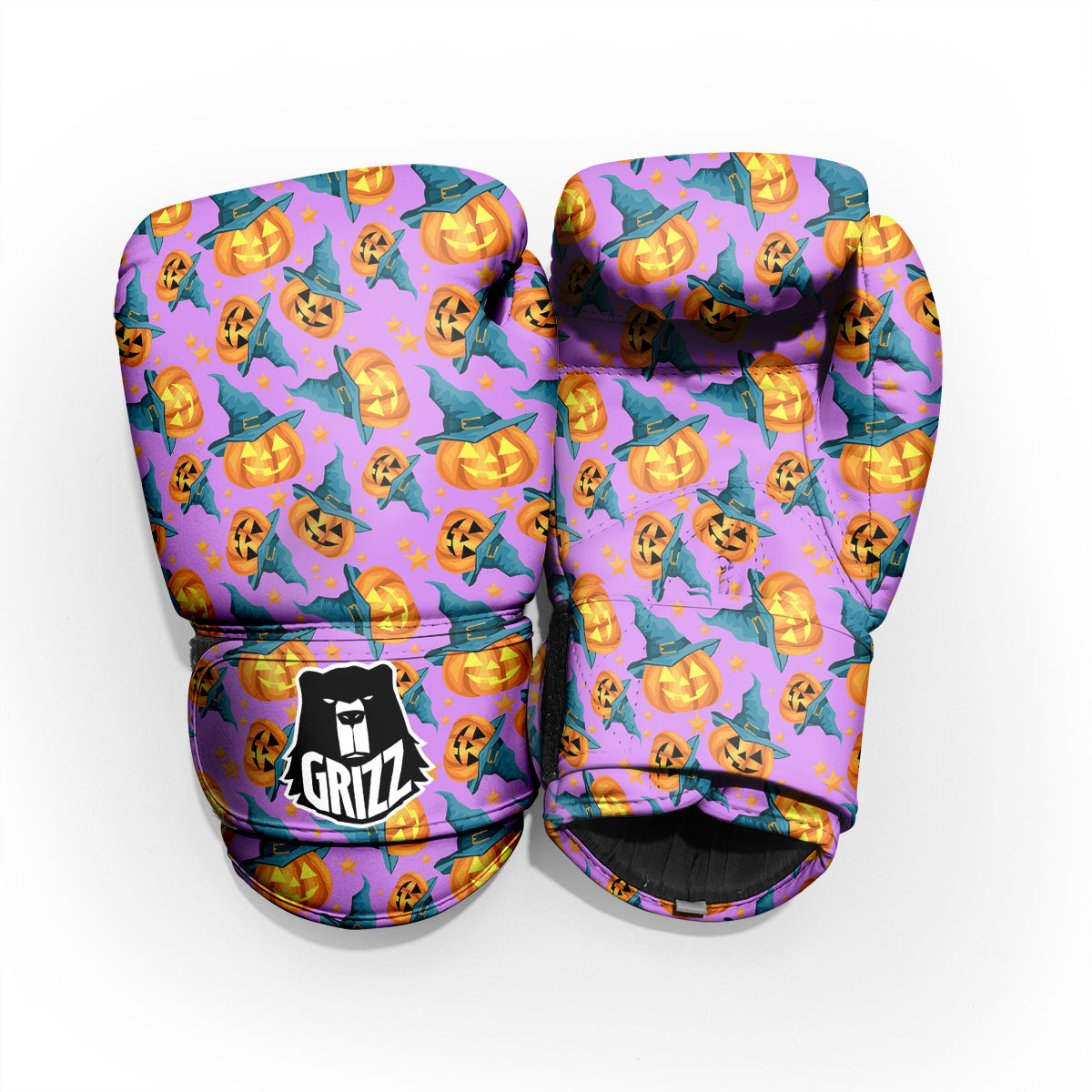 Pumpkin Witch Halloween Cute Print Pro Boxing Glove