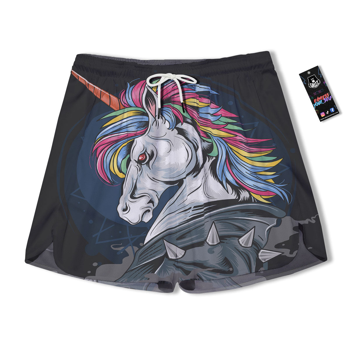 unicorn running shorts