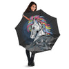 Punk Unicorn Print Umbrella-grizzshop