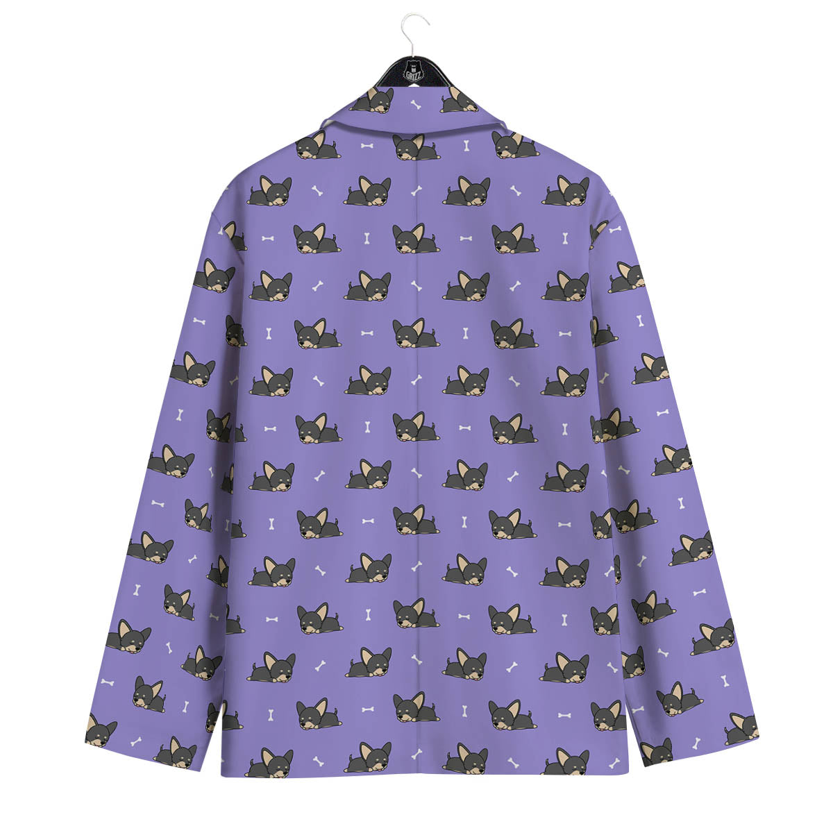 Puppy Chihuahua Print Pattern Men's Sport Coat-grizzshop