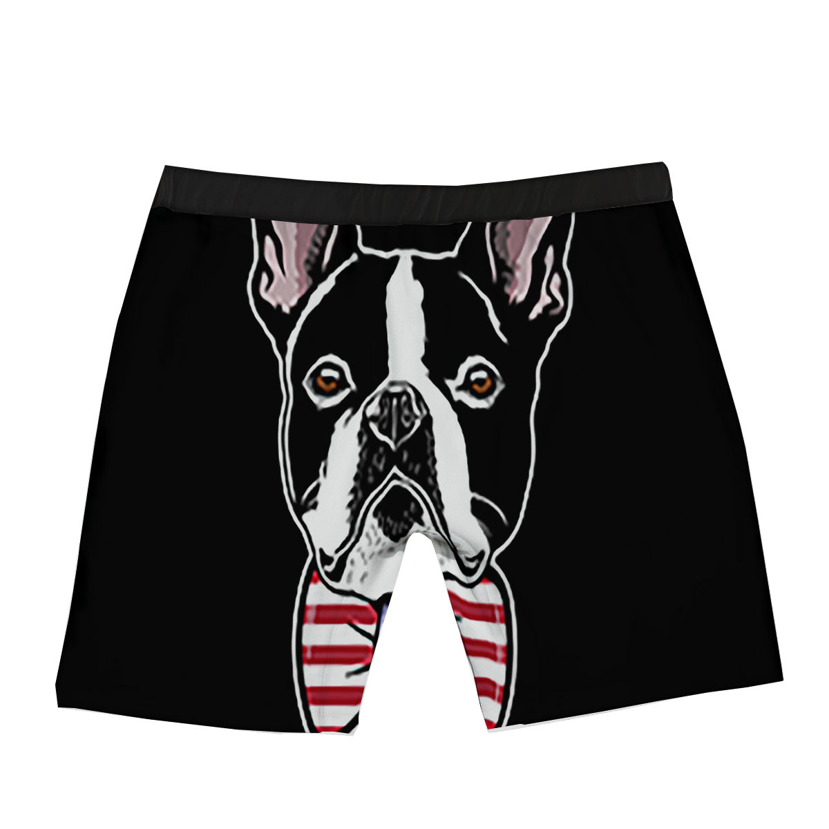 Puppy Faces Boston Terrier Print Boxer Briefs-grizzshop