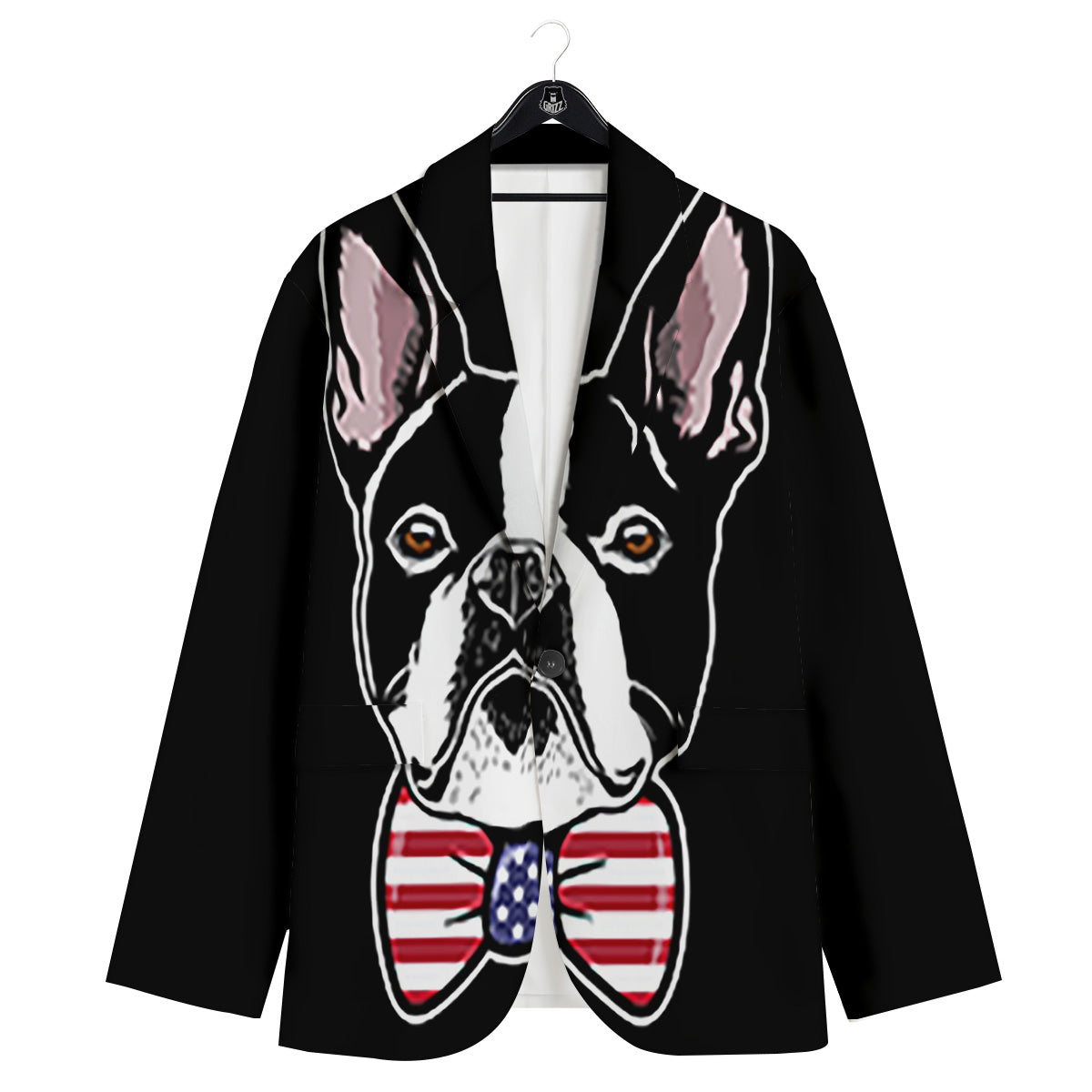 Puppy Faces Boston Terrier Print Men's Sport Coat-grizzshop