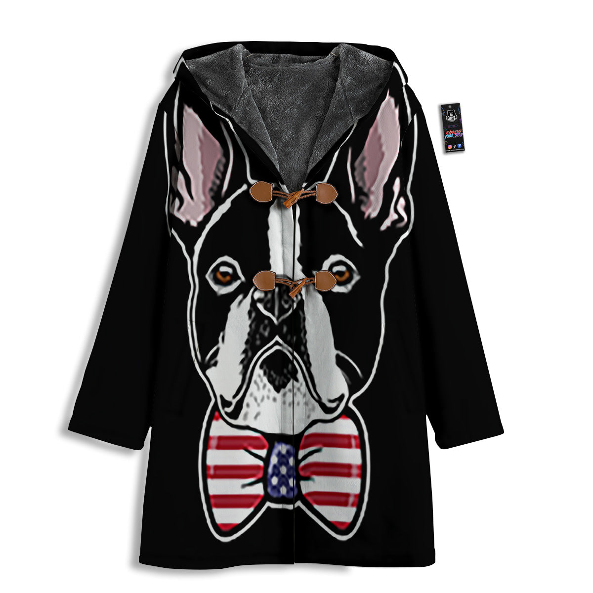 Puppy Faces Boston Terrier Print Men's Windbreaker Jacket-grizzshop