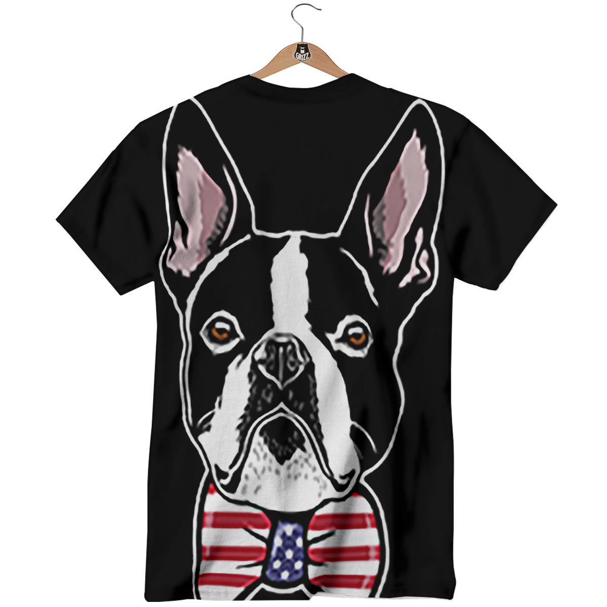 Puppy Faces Boston Terrier Print T-Shirt-grizzshop